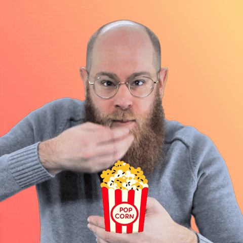 Movie Time Popcorn GIF